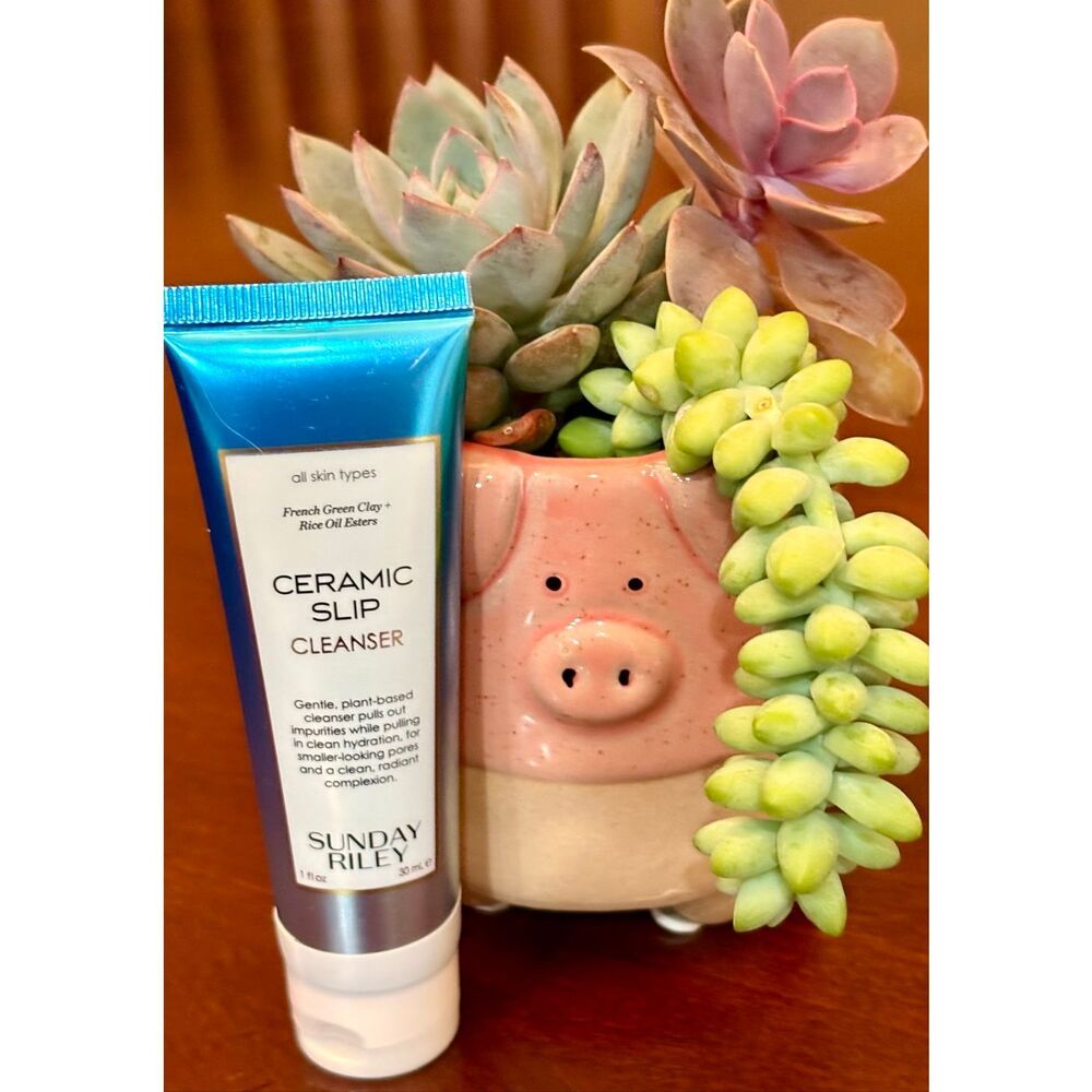 SUNDAY RILEY -NWT -"Ceramic Slip" Cleanser, Travel Size (1 fl oz / 30 mL) Sealed